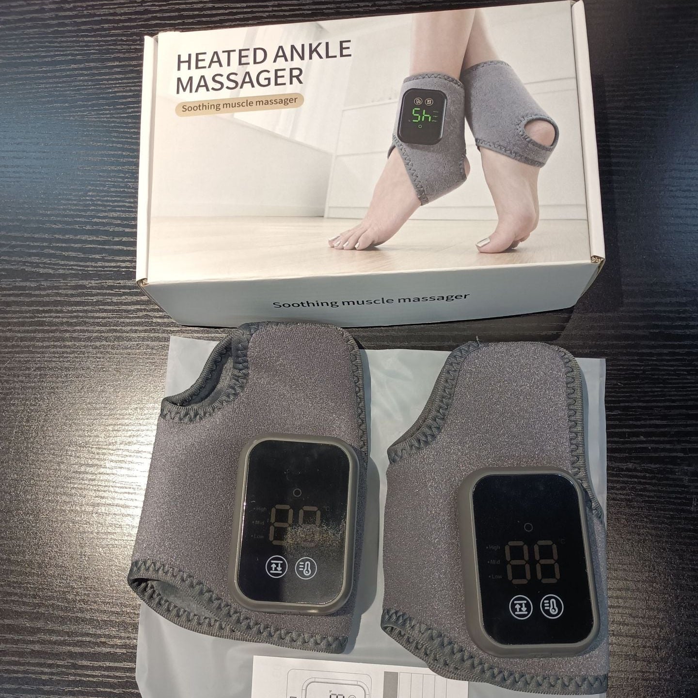 Ankle Relief Massager – Infrared Heat & Vibration Therapy