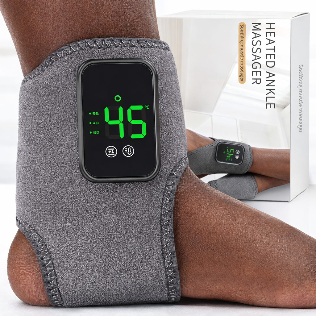 Ankle Relief Massager – Infrared Heat & Vibration Therapy