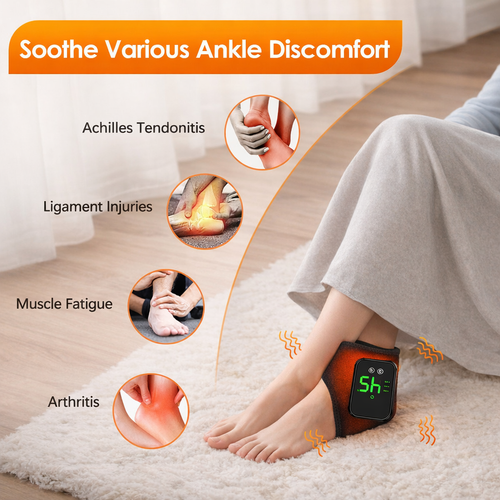 Ankle Relief Massager – Infrared Heat & Vibration Therapy
